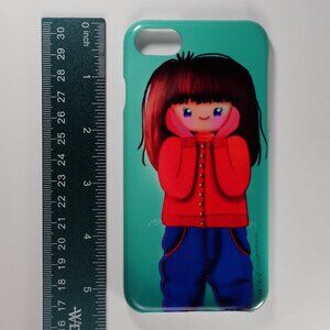 iPhone Case SE (2nd and 3rd Ge)Apple,Unique A Little Girl in A Red Sweater Art
